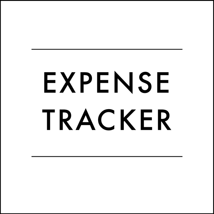 Digital Downloads - Weekly Expense Tracker
