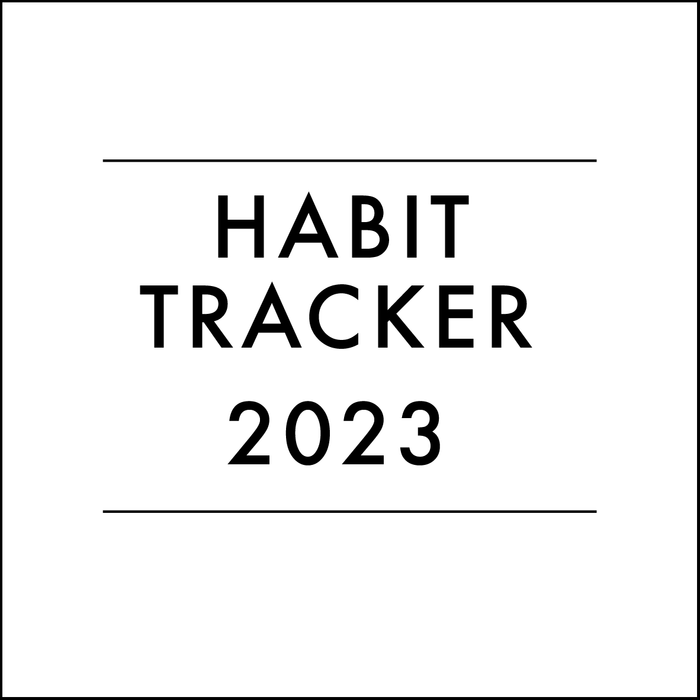 Digital Downloads - Habit Tracker 2023