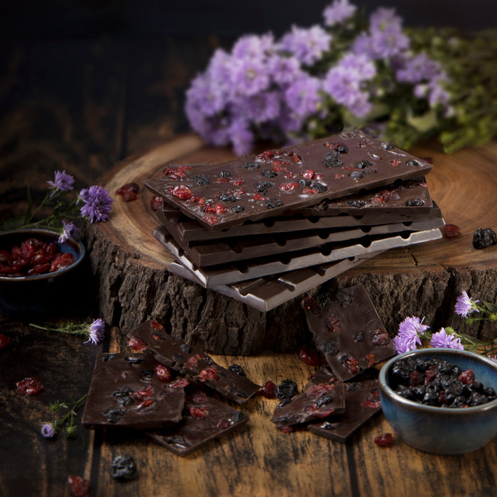 Chocolate Artisan Bars - Dark Chocolate Mixed Berries