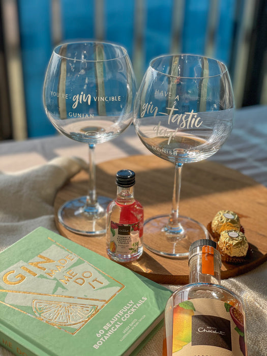Personalized - Gin Glass - Gintastic Day