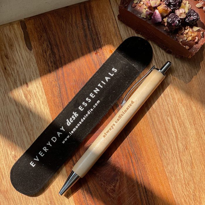 Personalized - Retractable Pen - Wooden