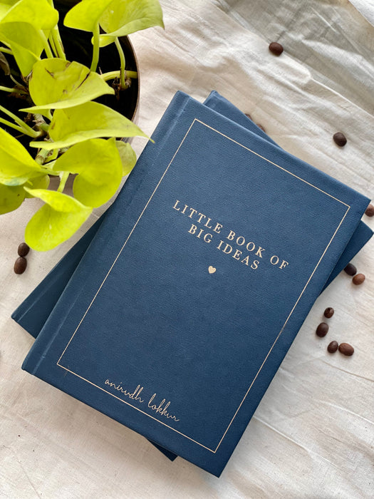 Personalized - Hardbound Book - Blue - Little Book of Big Ideas