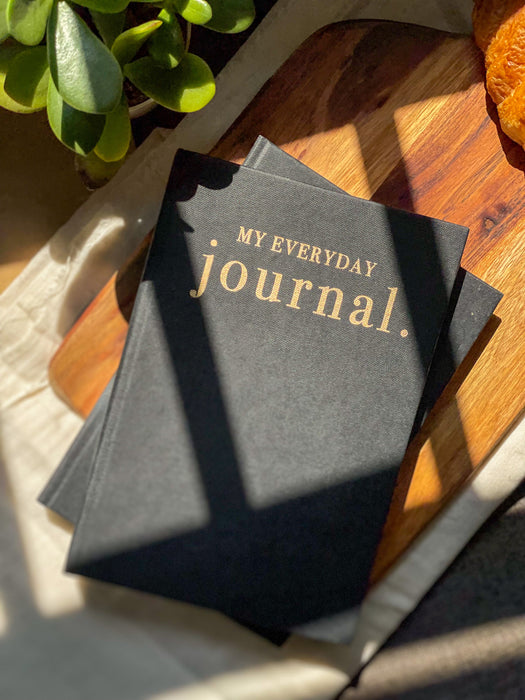Pre Design - Hardbound Notebook - Black - Everyday Journal