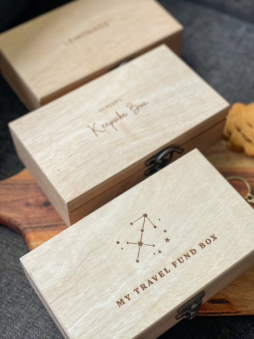 Personalized - Zodiac - Wooden Box