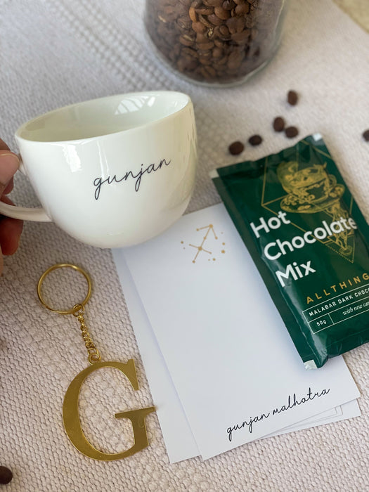 Personalized - Mini Cappuccino Hamper - Zodiac - Hot Chocolate