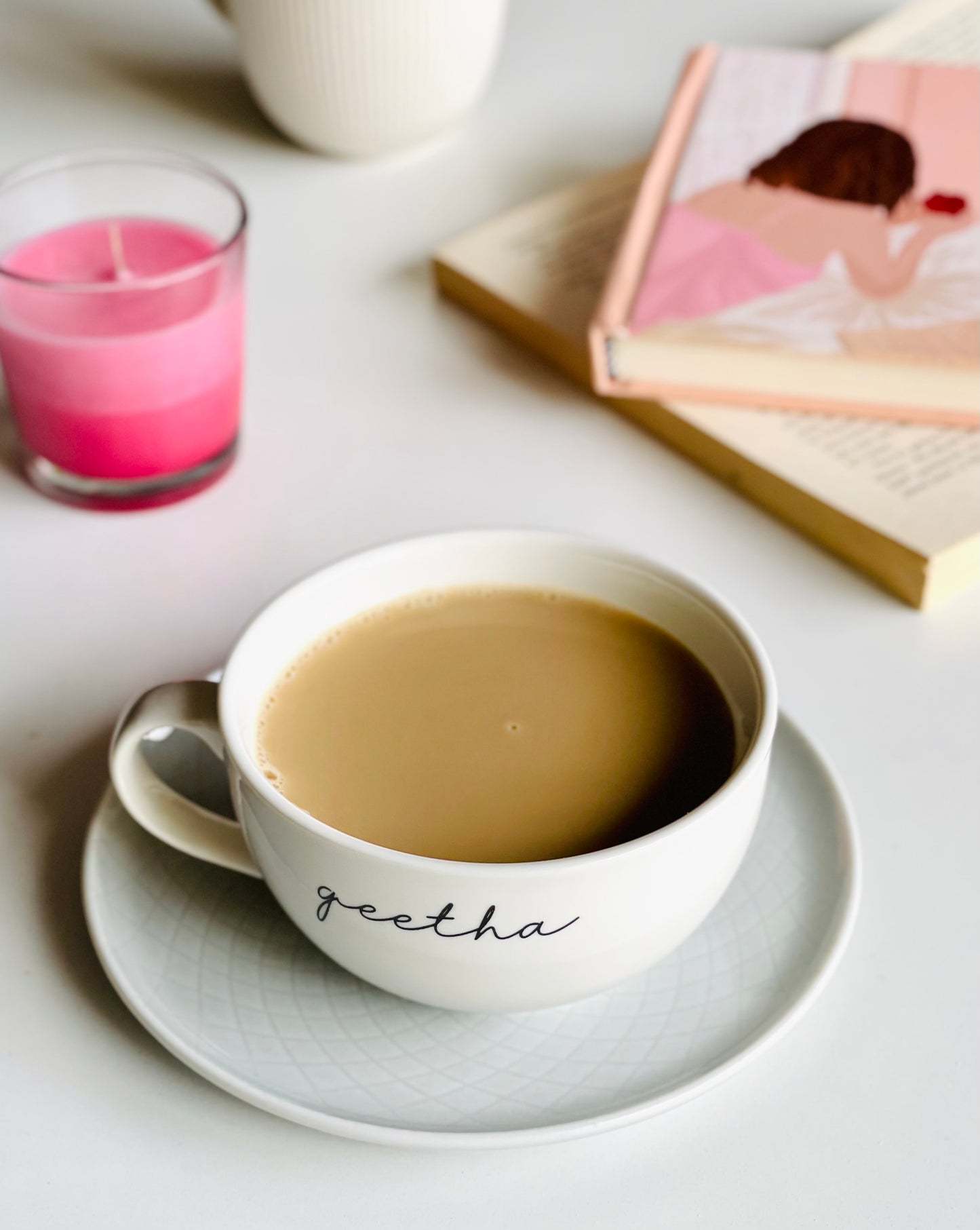 Personalized - Classic White Cappuccino Cup | Cappuccino Mug | Artisan Collection
