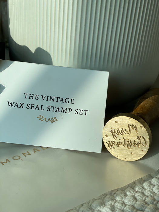 Pre Design - Wax Seal Stamp - Merry Christmas