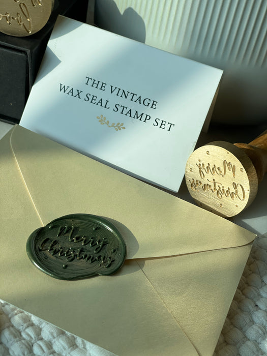 Custom-Made Wax Seal Stamp - Merry Christmas