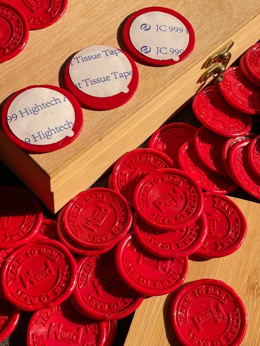 Personalized - Wax Seal Stamp and Self Adhesive Wax Stickers