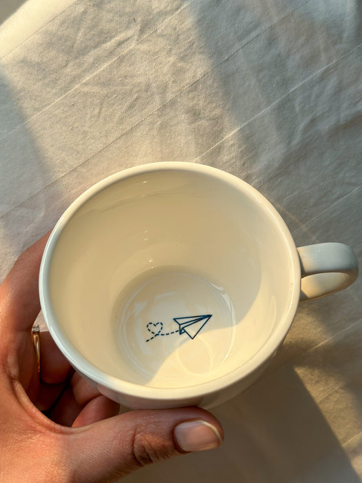 Pre Design - Cappuccino Mini Mug - Inside print - Wanderlust