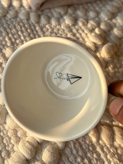 Pre Design - Cappuccino Mini Mug - Inside print - Wanderlust