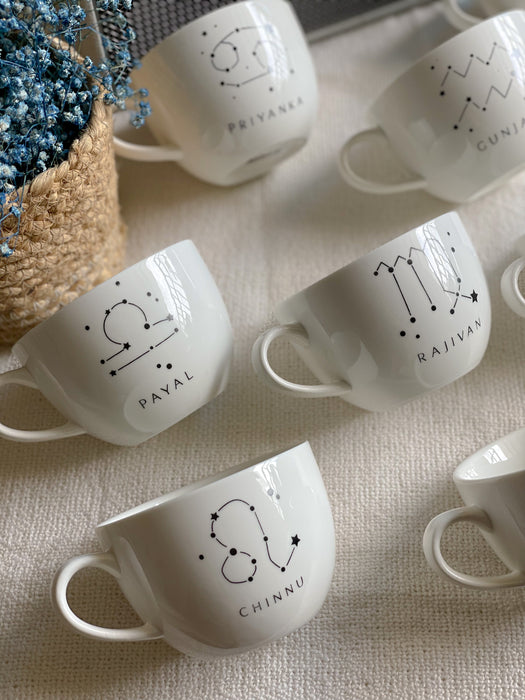Personalized - Mini Cappuccino Mug - Zodiac Signs