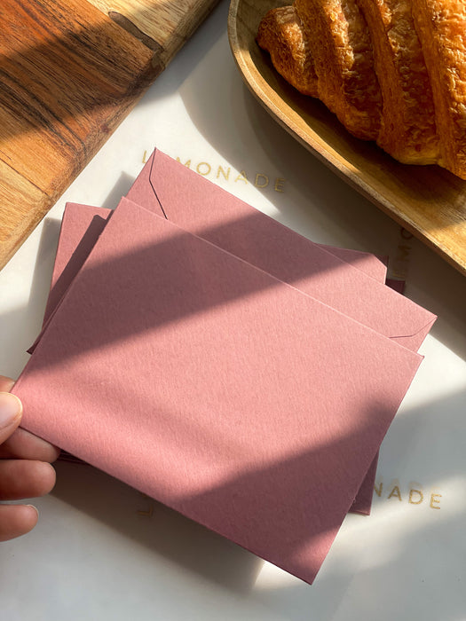 Paper Envelopes - Brandy Rose - Set of 9