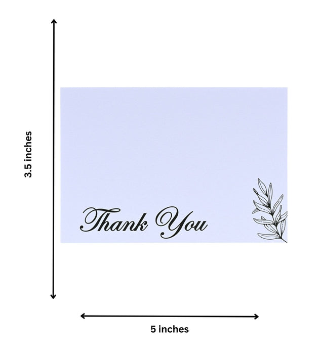 Pre Design - Textured Notecards - Thank you - Pine