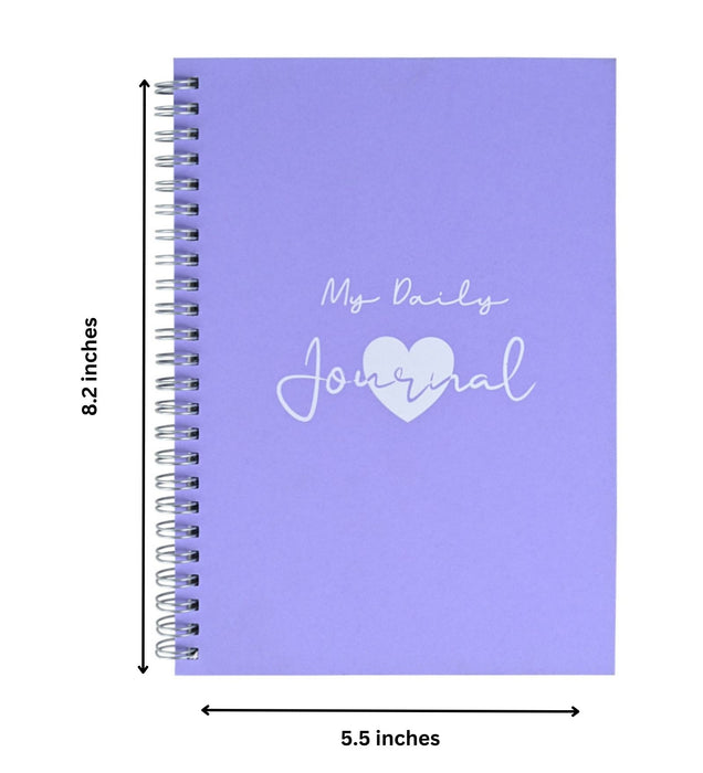 Pre Design - Spiral Notebook - Purple - My Daily Journal