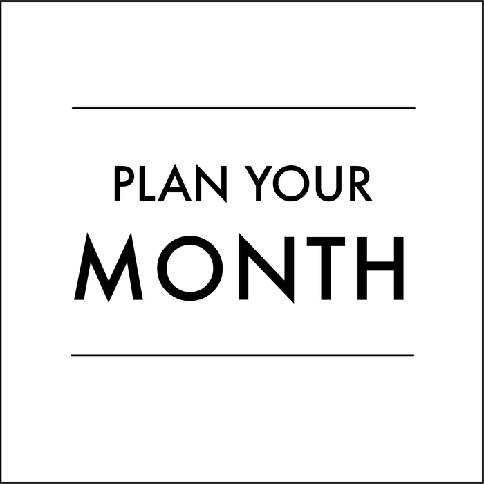 Digital Downloads - Monthly Planner