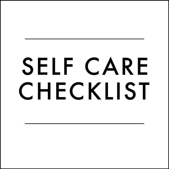 Digital Downloads - Habit Tracker - Self Care Check List