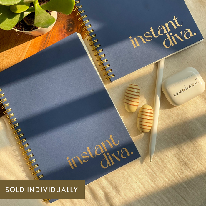 Pre Design - Spiral Notebook - Indigo Blue - Insta Diva