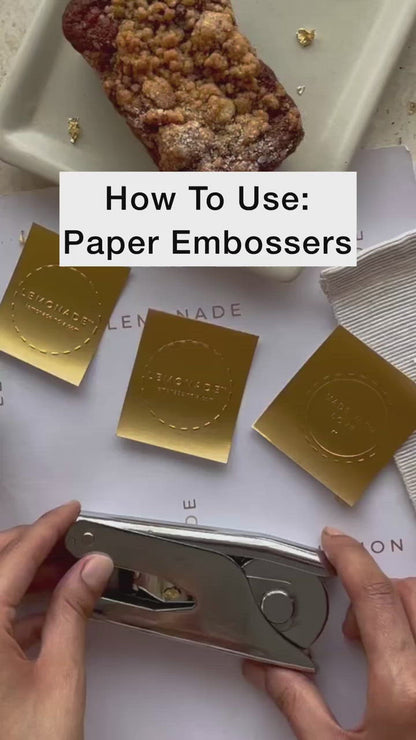 Pre-Designed Paper Embosser Set | Made With Love | India